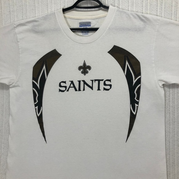 Saints T-Shirt NFL Football Graphic Tee Short Sleeve Reebok Men's Medium‎ - Picture 1 of 8